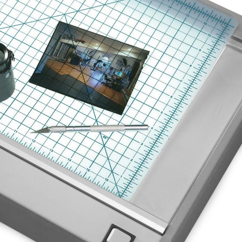 ALVIN TM Translucent Cutting Mat 8.5 x 12 inch | 3mm Layer with Grid on 1 Side | Light Box Compatible - Model TM2212